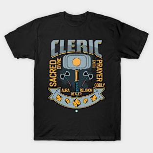 Cleric Tabletop Class Pen and Paper DnD Gift T-Shirt